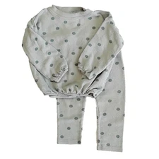 Rylee + Cru Spongey Knit Set Polka Dot Outerwear 18-24 Months Toddler Baby