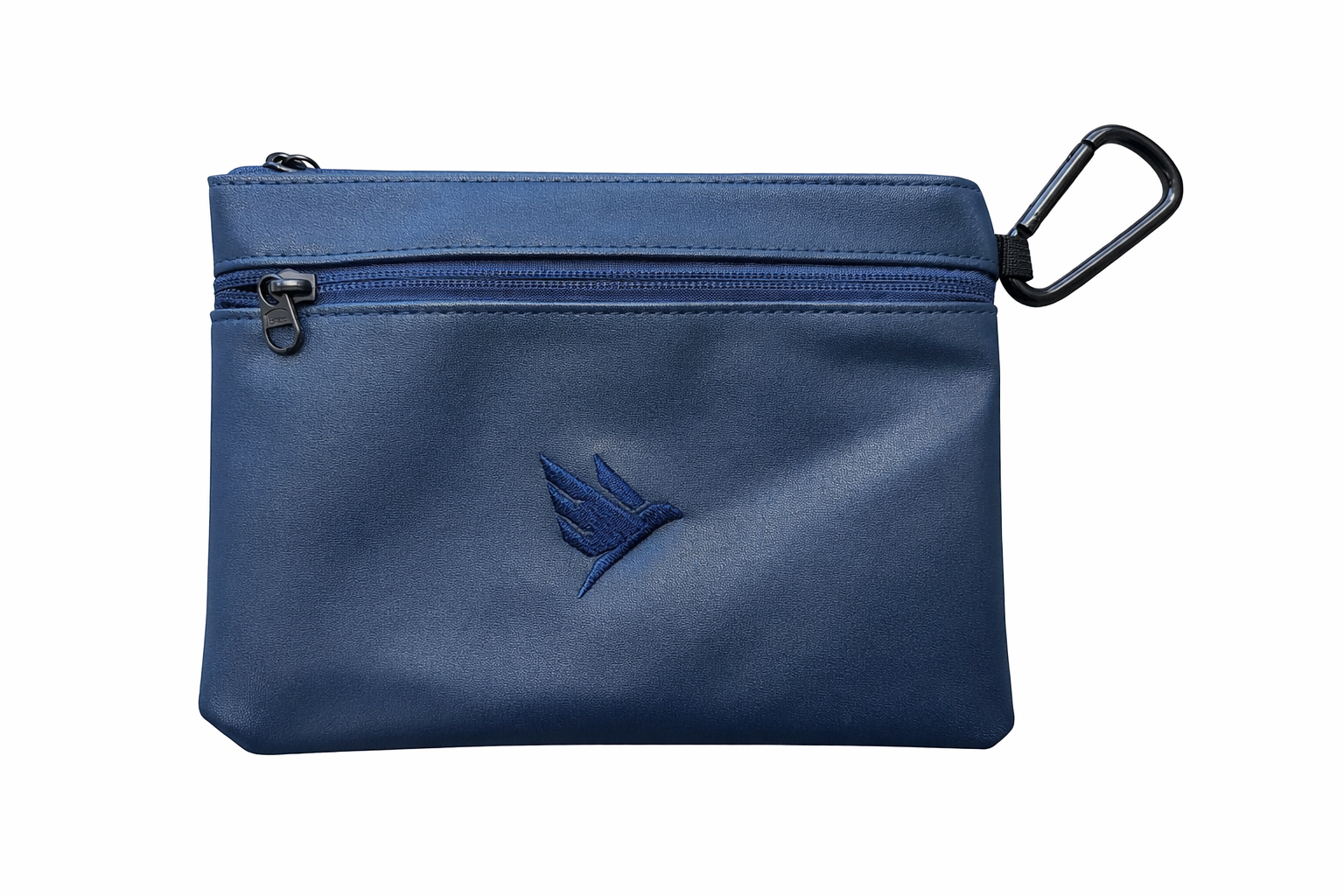 SWIFTEE Golf Valuables Pouch Zip Accessories Tee Ball Bag Fleece Lined - Navy
