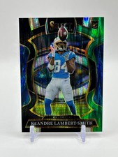 2025 Panini Select KeAndre Lambert-Smith RC Rookie Black & Green Prizm Shock #3