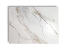 Multi-Purpose Pastry Marble Design Stone Tray Cutting Board Slab 16” x 12” Wi...