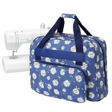Sewing Machine Carrying Case Universal Tote Storage Bag with Pockets and Handle