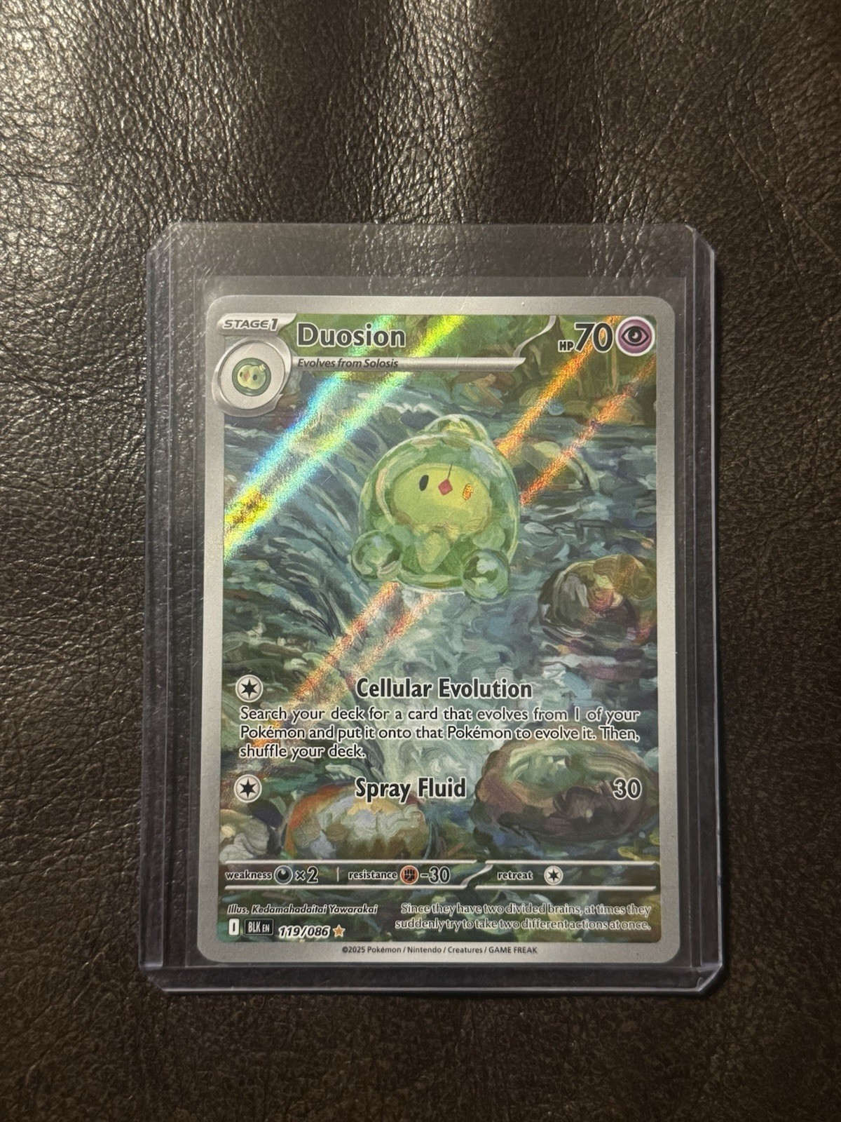 Duosion 119/086 Pokémon TCG Black Bolt Illustration Rare Card English NM