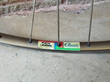 Vintage Rodi 700c Mach Classic Rear QR Wheel Shimano RX100 Hub Sunrace 7 Speed