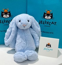 Jellycat Bashful Blue Bunny Medium - RARE - s - & Fast for sale