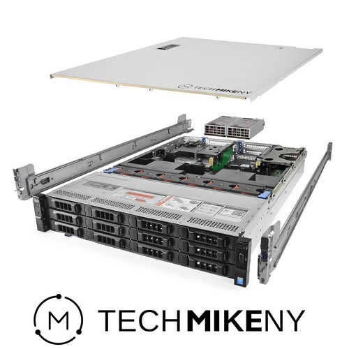 Dell PowerEdge R730xd Server 2x E5-2620v4 2.10Ghz 16-Core 256GB RAM 12x 8TB SAS