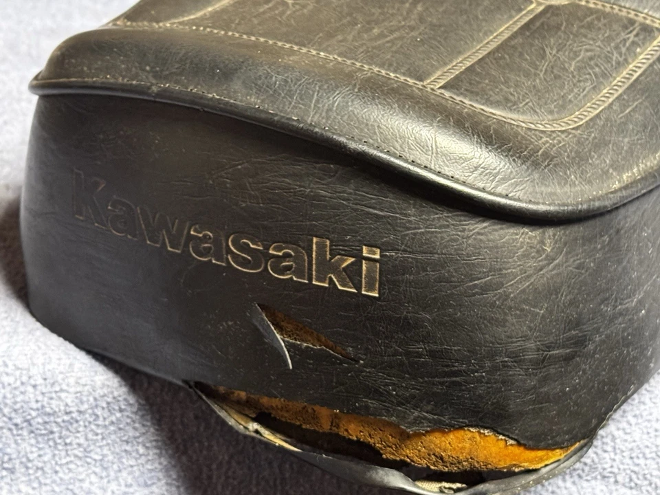 Kawasaki KZ1100 1982 OEM asiento delantero trasero sillín Foto 4 de 4