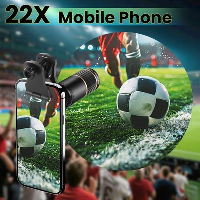 80X100 Monocular Telescope for Smartphones - High Powered HD