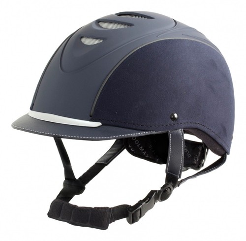 Reithelm Reitkappe Reiterhelm HKM Perfection Plus blau verstellbar + Stoffbeutel