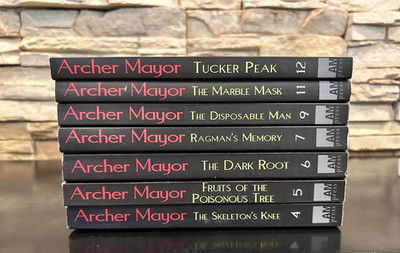 Archer Mayor JOE GUNTHER Mystery Book Series Lot of 7 - 4 5 6 7 9 11 12