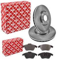 FEBI BREMSSCHEIBEN 302mm + BELÄGE VORNE passend für PEUGEOT 208 3008 308