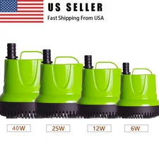 Submersible Water Pump for Pond Aquarium Hydroponics Fish Tank Fountain
