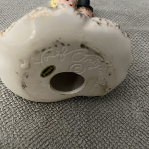 Vintage Figurine Josef Original Bride Groom Cake Topper 4” - Picture 3 of 6