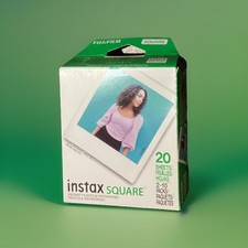 Instax SQUARE 20 Sheets 86x72mm Of 2 Pk Fujifilm Sealed NIB