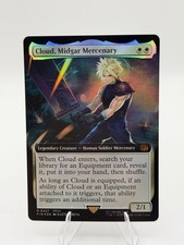 Cloud, Midgar Mercenary [Borderless Surge Foil] #520 Prices | Magic Final  Fantasy | Magic Cards