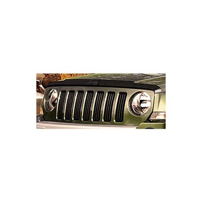 Mopar 82210417AB Hood Deflector Tinted, Front, With Logo, For 2007 2 for Jeep