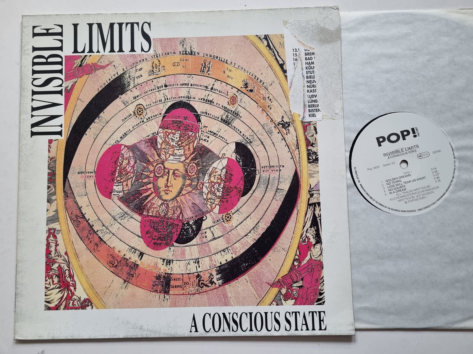 Invisible Limits - A Conscious State Vinyl LP Germany/ BAD COVER!
