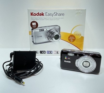 Kodak EasyShare V1003 10 MP Digital Camera Rare Coffee Cafe Color Tested Working