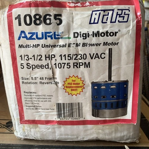 Mars - Azure ECM Condenser Fan Motor - 1/3-1/2 HP - 115/230 Volt