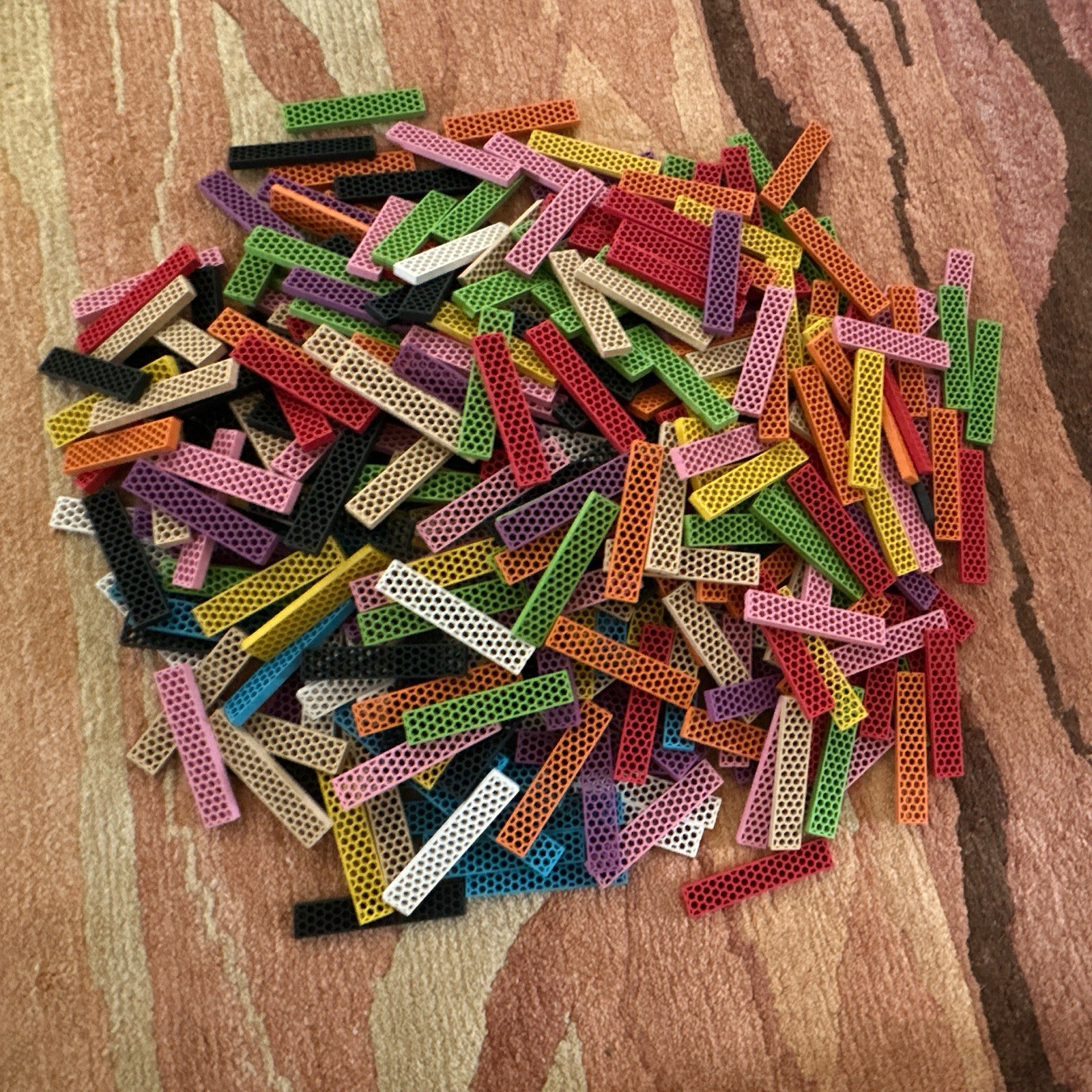 Mega Bio Blo Steine Konvolut Nachhaltig Kinder Bau, Spielzeug 7kg 387 Steine