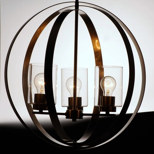 Maxim 25254CL Sentinel 3 Light 21"W Pendant - Picture 5 of 13