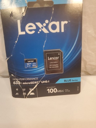 Lexar International LSDMI64GBBNL633A 64gb High Performan 633x Microsdhc Uhs-i - Picture 2 of 3