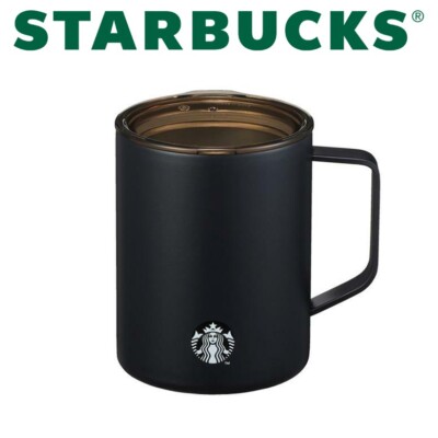 STARBUCKS Korea 2024 Black Matte Elma Tumbler Debbi Handle Mug
