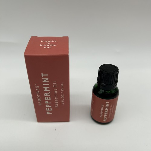 Paddywax Body-Safe Essential Oil for Diffusers, Scented Oil, 0.5 OZ Peppermint