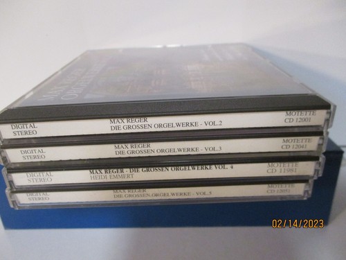 Max Reger - Die Grossen Orgelwerke Vol. 2-5 - 4 CD's - MINT condition - 25-853 - Picture 2 of 11