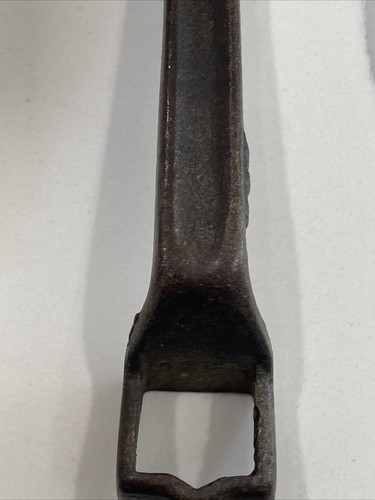 Vintage/Antik unbeschriftet mehrere Größen Gusseisen Maulschlüssel & Vierkant Ringschlüssel - Bild 3 von 7