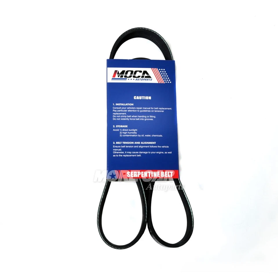 EPDM 蛇形皮带适合凯迪拉克 Mercury Geo 三菱 1.8L-3.6L 6PK1205 — 第 3/4 张图片
