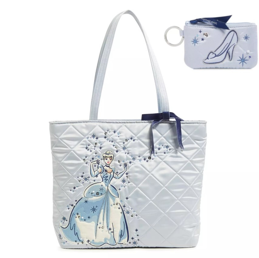 Vera Bradley Disney Embroidered Cinderella Large Tote & Matching