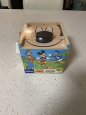 Melissa & Doug Mickey Mouse Wooden Shape Sorting Cube, Ages 2+