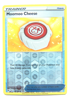 Moomoo Cheese 156/185 (NM, Pokemon Card, Vivid Voltage, Item