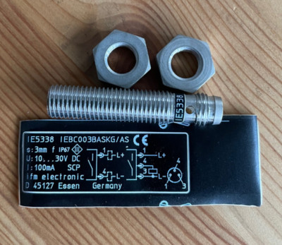 IFM electronic IE5338, IEBC003BASKG/AS, induktiver Sensor, Näherungssensor