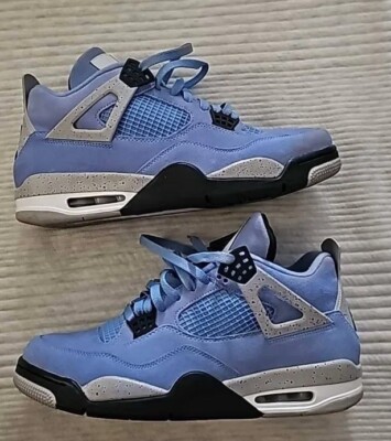 Size 12 - Jordan 4 Retro Mid University Blue 194501088398| eBay