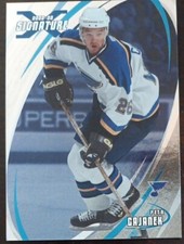 2002 - 2003 ITG Be A Player Petr Cajanek Signature Series #136 Hockey Card