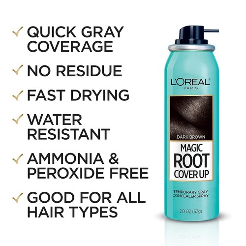 L'Oreal Paris Magic Retouch Root Color Cover-Up Hair Colour Spray 75ml - Picture 2 of 8