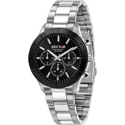 Sector 270 R3253578029 Watch Steel Multifunction Black 41mm Men's Watch