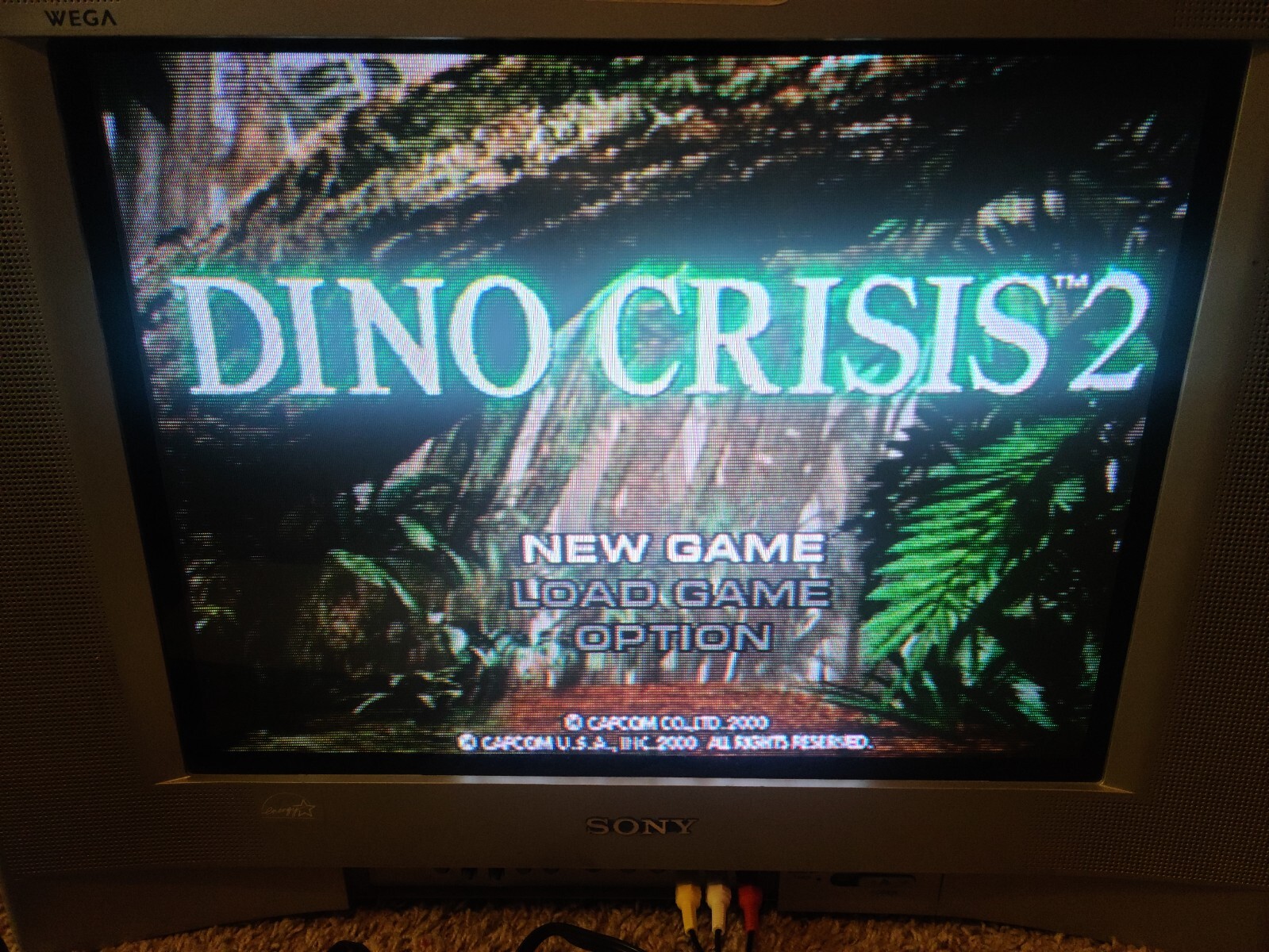 MEGA RARE DINO CRISIS 2 PLAYSTATION PS1 GAME PAL VERSION BLACK LABEL  *COLLECTORS