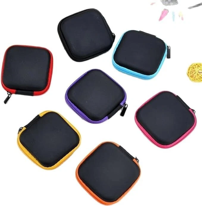 Phone Storage Bag HARD EVA SHELL PORTABLE CASE BOX Headset Earphone Earbud Pouch - Image 4 of 4