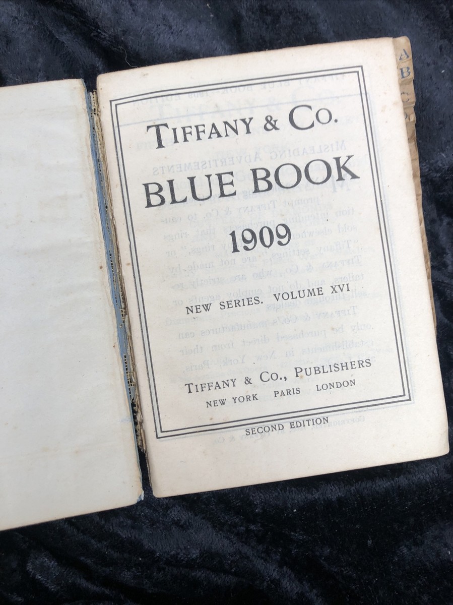 Antique Tiffany & Co. Blue Book 1909 Volume XVI, Second