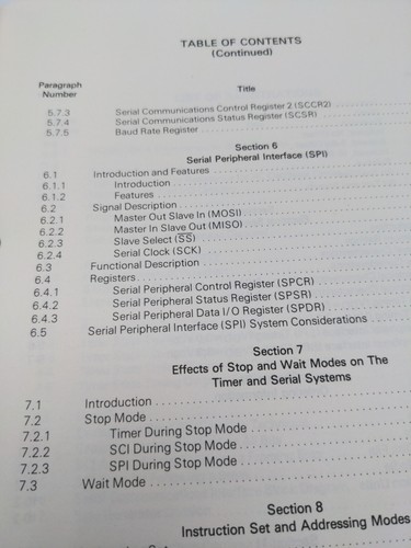 MOTOROLA MC68HC05C4 Semiconductor Chip Advance Information Reference Guide 1983 - Picture 4 of 14