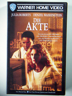 DIE AKTE - Julia Roberts - Denzel Washington / VHS