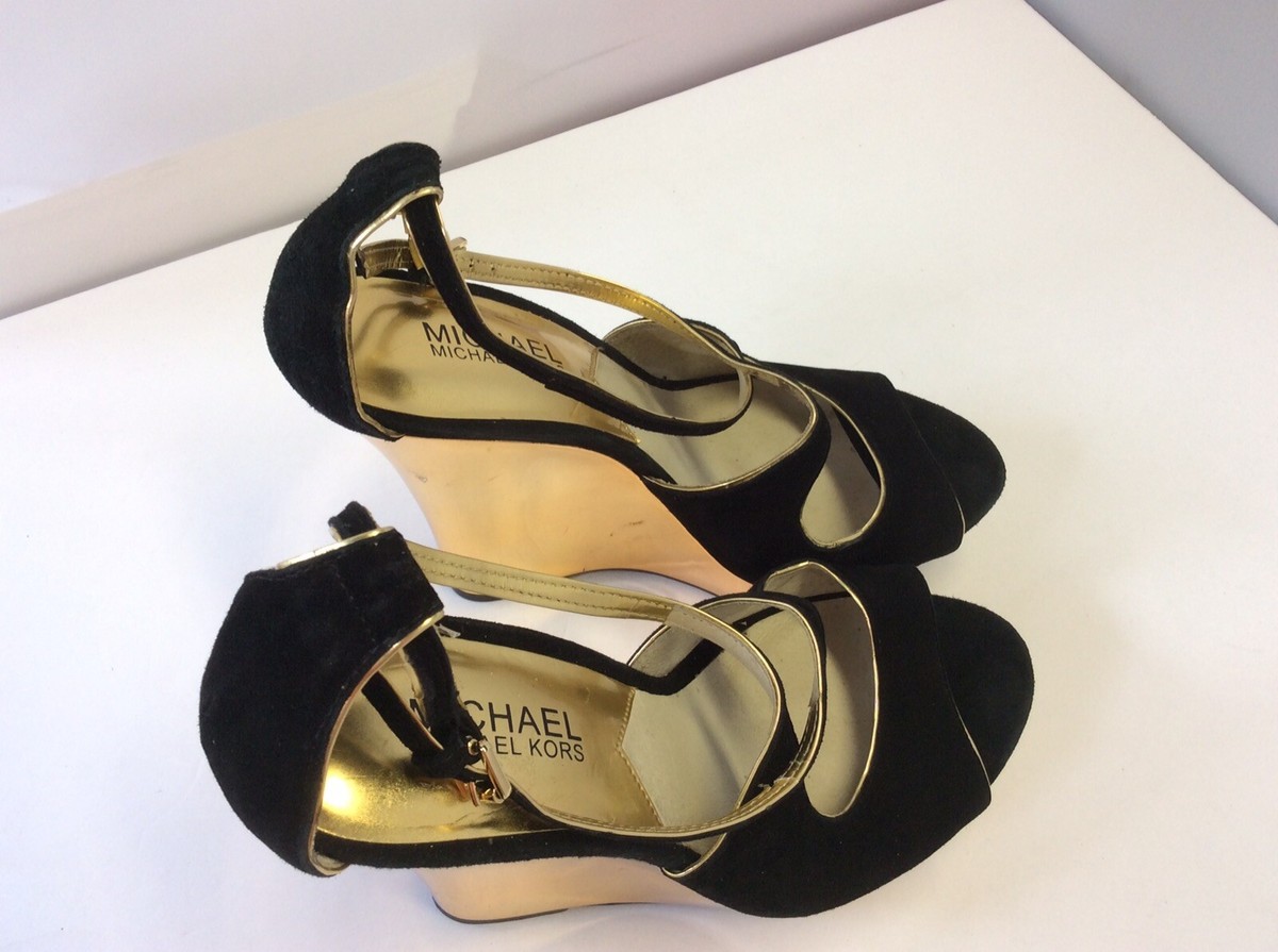 Michael Michael KORS WEDGE HEEL SHOES SIZE 11 IN A BEAUTIFUL BLACK ⚫️ Michael Kors Wedges Shoes main image 3