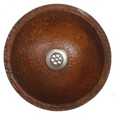 Lavandino bagno bagno lavandino metallo martellato retrò arredamento industriale arrugginito