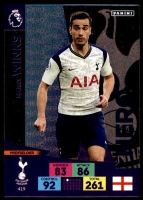Panini Adrenalyn XL Premier League 2020/21 - Harry Winks (Tottenham) Hero No.419