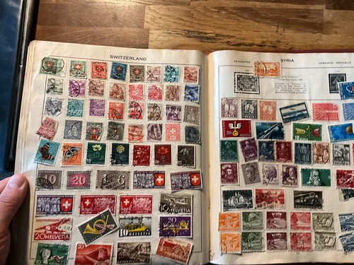 World Stamp Album very old triumph album 1800s on Qv 1d black black MX #1 - 第 12/24 張圖片