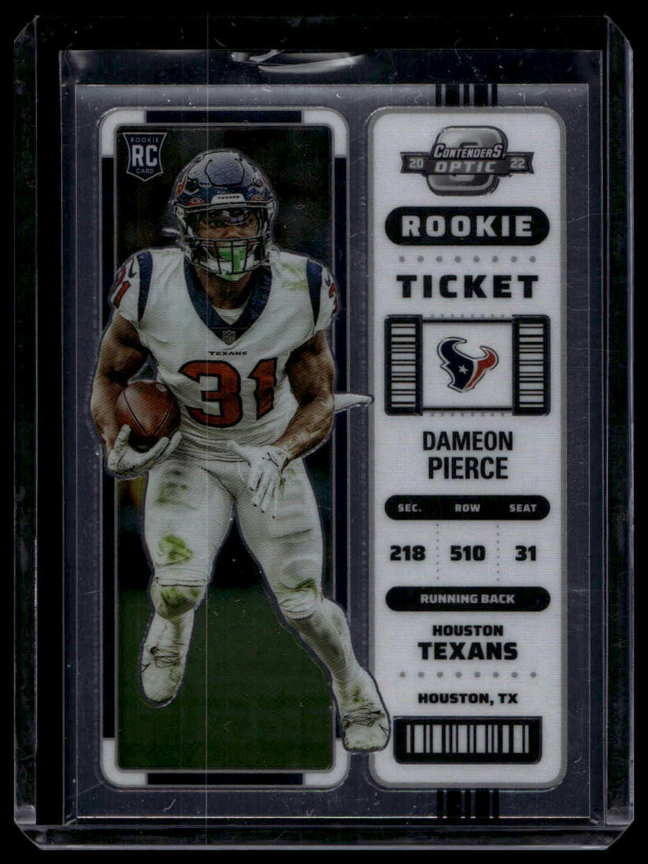 2022 Panini Contenders Optic #67 Dameon Pierce