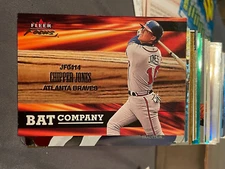 2001 Fleer Focus Bat Company #9 Chipper Jones BRAVES!