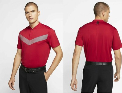 tiger woods red polo nike